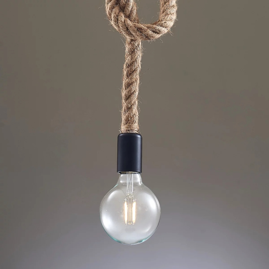 Suspension filaire ROPE 1xE27/12W/230V