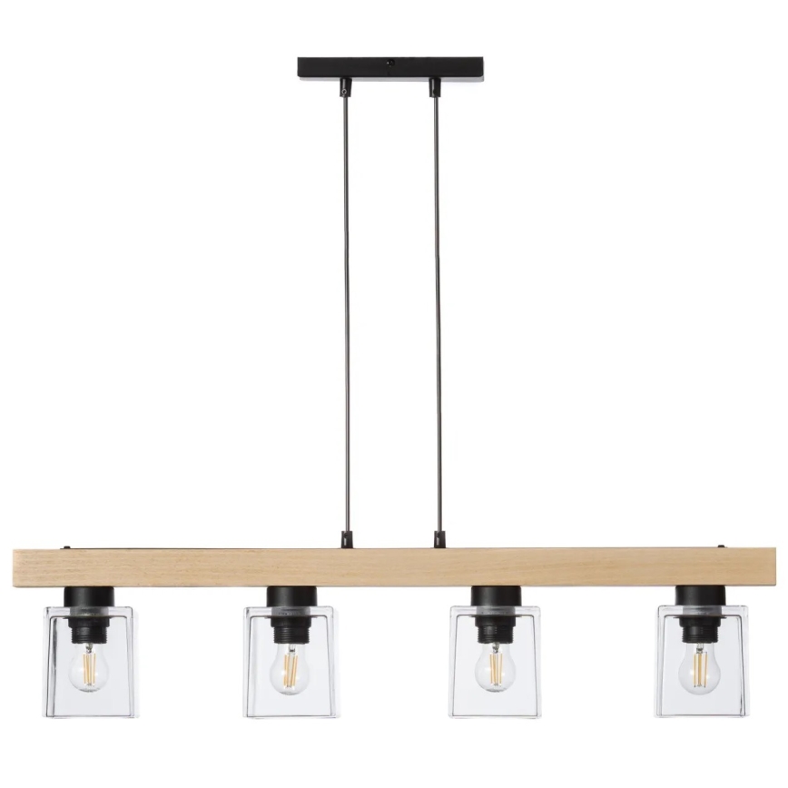 Suspension filaire RUSTIC RADIANCE 4xE27/60W/230V