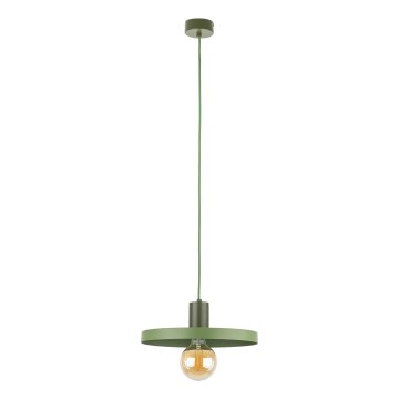 Suspension filaire SILA 1xE27/15W/230V d. 30 cm vert