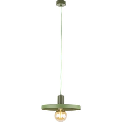 Suspension filaire SILA 1xE27/15W/230V d. 30 cm vert