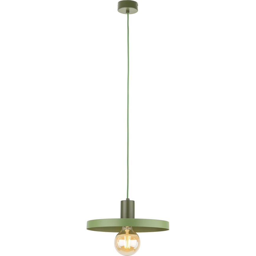 Suspension filaire SILA 1xE27/15W/230V d. 30 cm vert