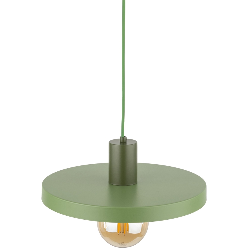 Suspension filaire SILA 1xE27/15W/230V d. 30 cm vert