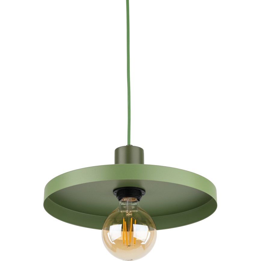 Suspension filaire SILA 1xE27/15W/230V d. 30 cm vert