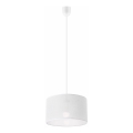 Suspension filaire SIRJA 1xE27/60W/230V blanc