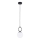 Suspension filaire SITRO 1xE14/10W/230V noir/blanc