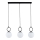 Suspension filaire SITRO 3xE14/10W/230V noir/blanc