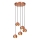 Suspension filaire SIVANI 5xE27/40W/230V cuivre