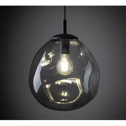 Suspension filaire SOL 1xE27/60W/230V noire