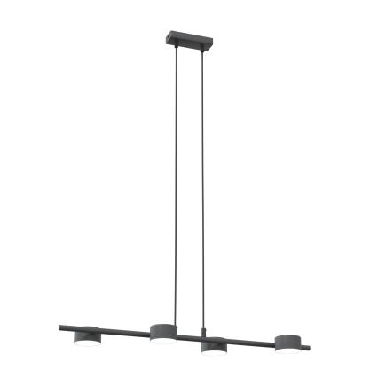 Suspension filaire SORA 4xGX53/12W/230V noir