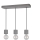 Suspension filaire STRONG 3xE27/60W/230V béton