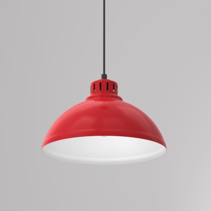 Suspension filaire SVEN 1xE27/15W/230V rouge