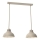 Suspension filaire SVEN 2xE27/15W/230V beige