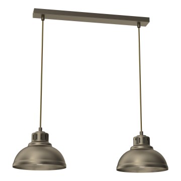 Suspension filaire SVEN 2xE27/15W/230V laiton