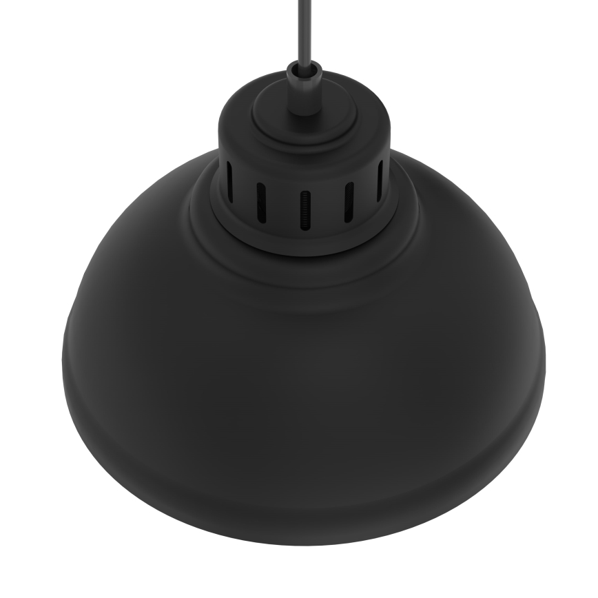 Suspension filaire SVEN 2xE27/15W/230V noir