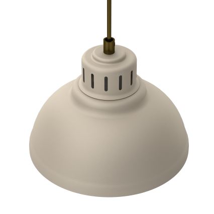 Suspension filaire SVEN 3xE27/15W/230V beige