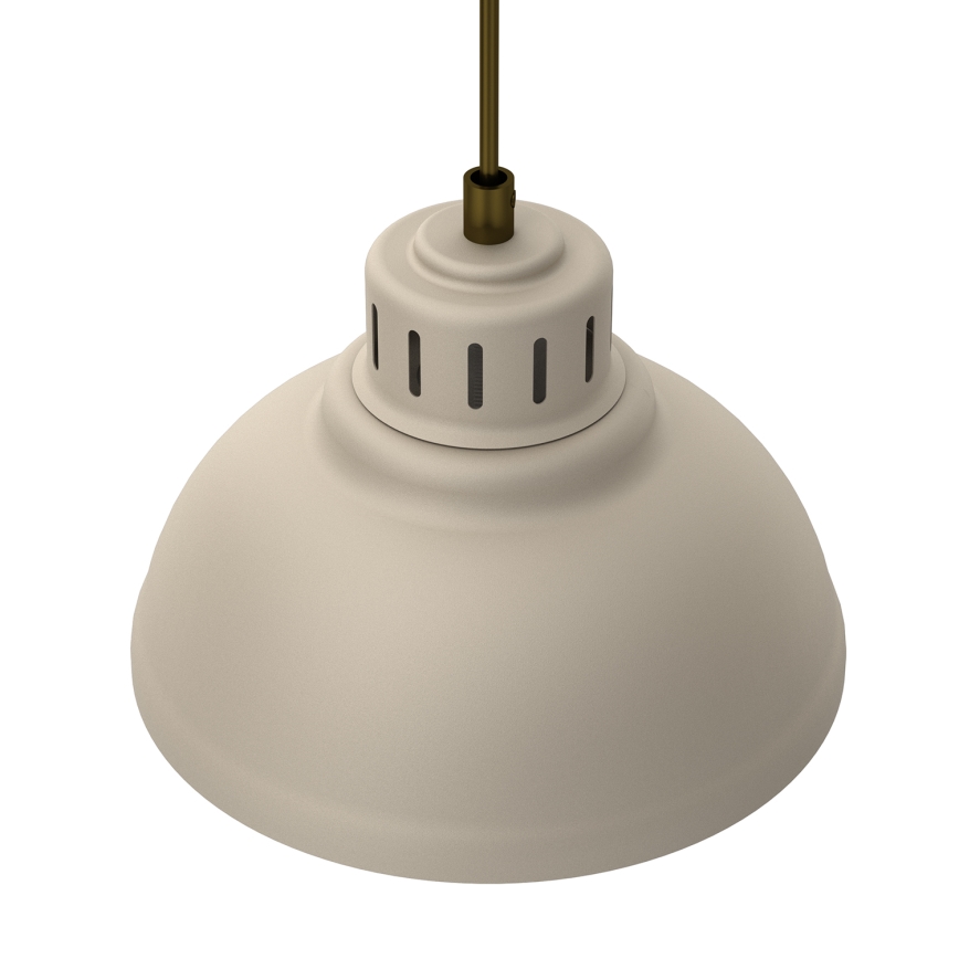 Suspension filaire SVEN 3xE27/15W/230V beige