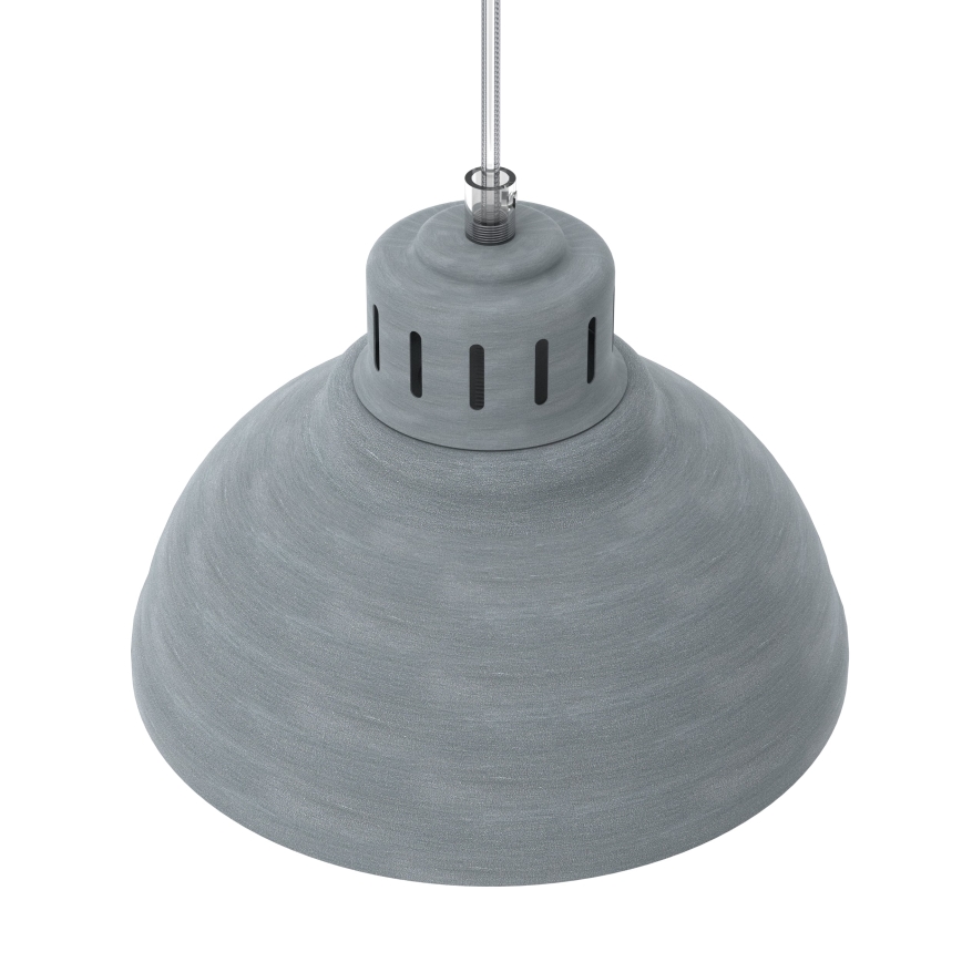 Suspension filaire SVEN 3xE27/15W/230V gris