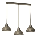Suspension filaire SVEN 3xE27/15W/230V laiton