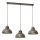Suspension filaire SVEN 3xE27/15W/230V laiton