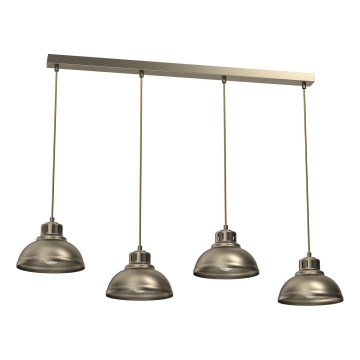 Suspension filaire SVEN 4xE27/15W/230V laiton