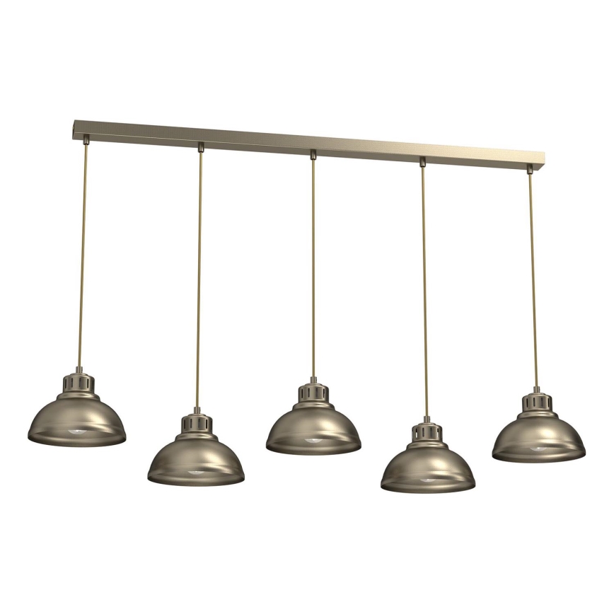 Suspension filaire SVEN 5xE27/15W/230V laiton