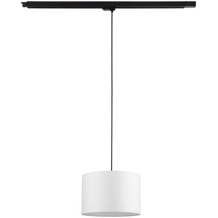 Suspension filaire pour système de rail triphasé TRACER 1xE27/15W/230V d. 30 cm noir/blanc