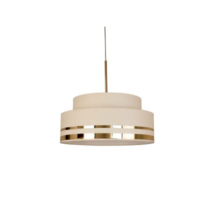 Suspension filaire TAMI 1xE27/60W/230V beige/doré