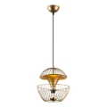 Suspension filaire TELMANDER 1xE27/40W/230V doré