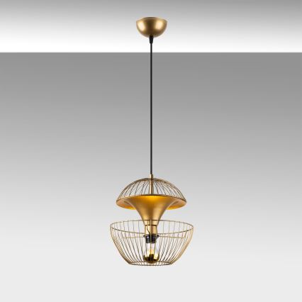 Suspension filaire TELMANDER 1xE27/40W/230V doré