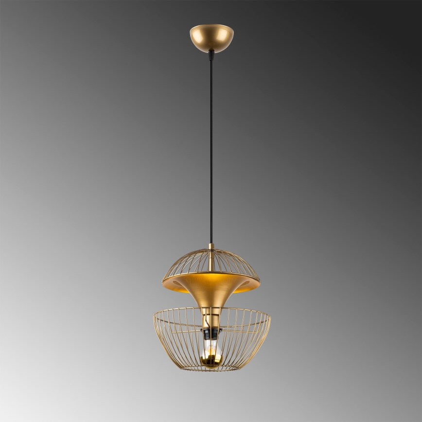 Suspension filaire TELMANDER 1xE27/40W/230V doré