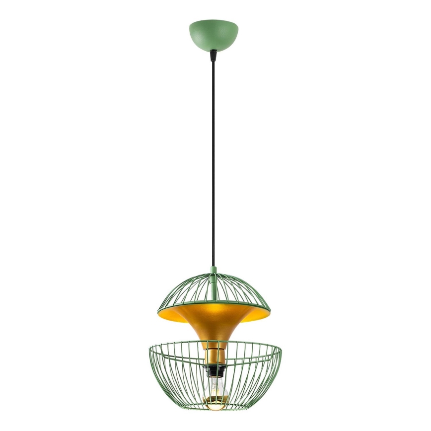 Suspension filaire TELMANDER 1xE27/40W/230V vert
