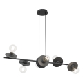 Suspension filaire TOKEN 6xE27/15W/230V noir