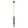 Suspension filaire TOWER 1xE27/15W/230V brique