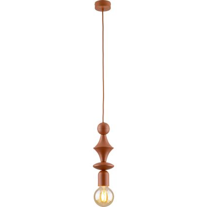 Suspension filaire TOWER 1xE27/15W/230V brique