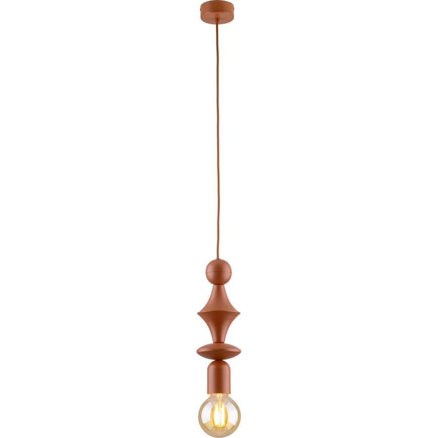 Suspension filaire TOWER 1xE27/15W/230V brique