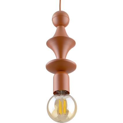Suspension filaire TOWER 1xE27/15W/230V brique