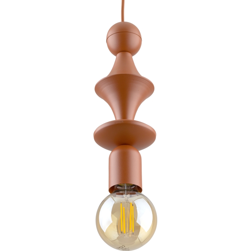 Suspension filaire TOWER 1xE27/15W/230V brique