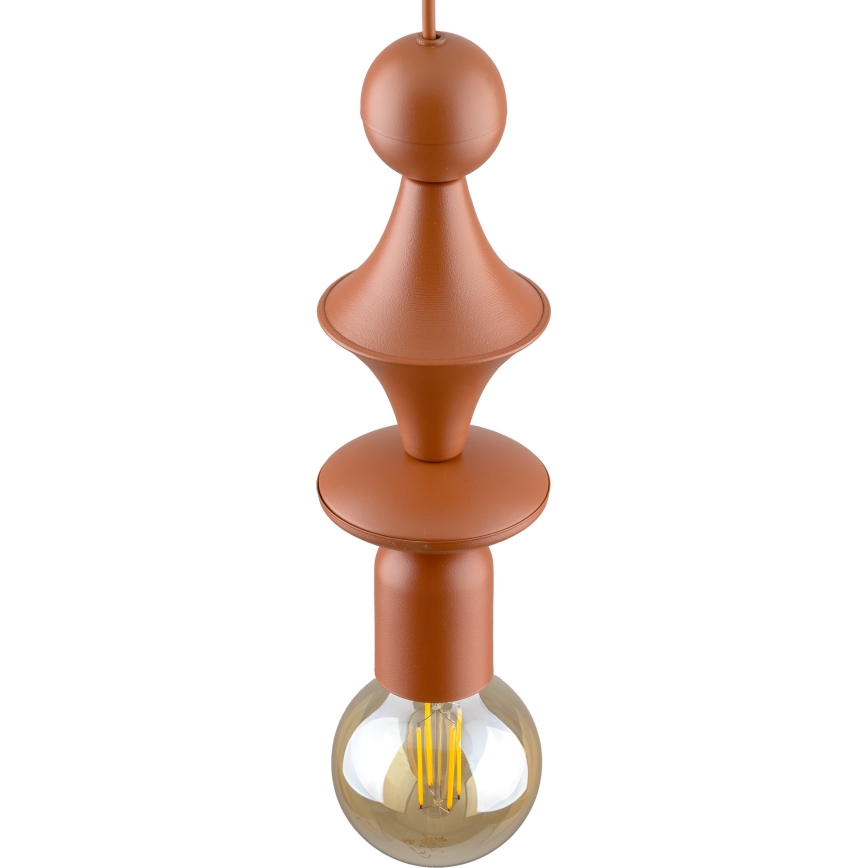 Suspension filaire TOWER 1xE27/15W/230V brique