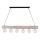 Suspension filaire TRABO 6xE27/60W/230V pin
