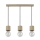 Suspension filaire TRONGO ROUND 3xE27/60W/230V chêne
