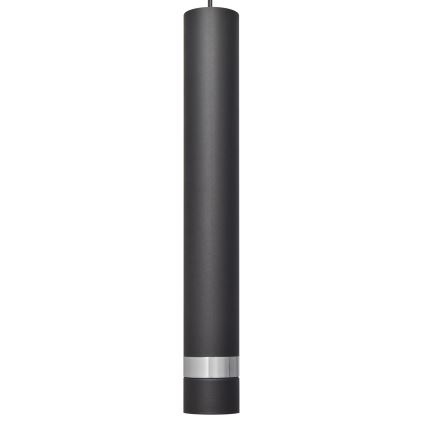 Suspension filaire LED TUBA 1xGU10/4,8W/230V noir/chrome brillant