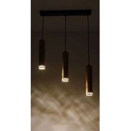 Suspension filaire TUBO 3xGU10/25W/230V