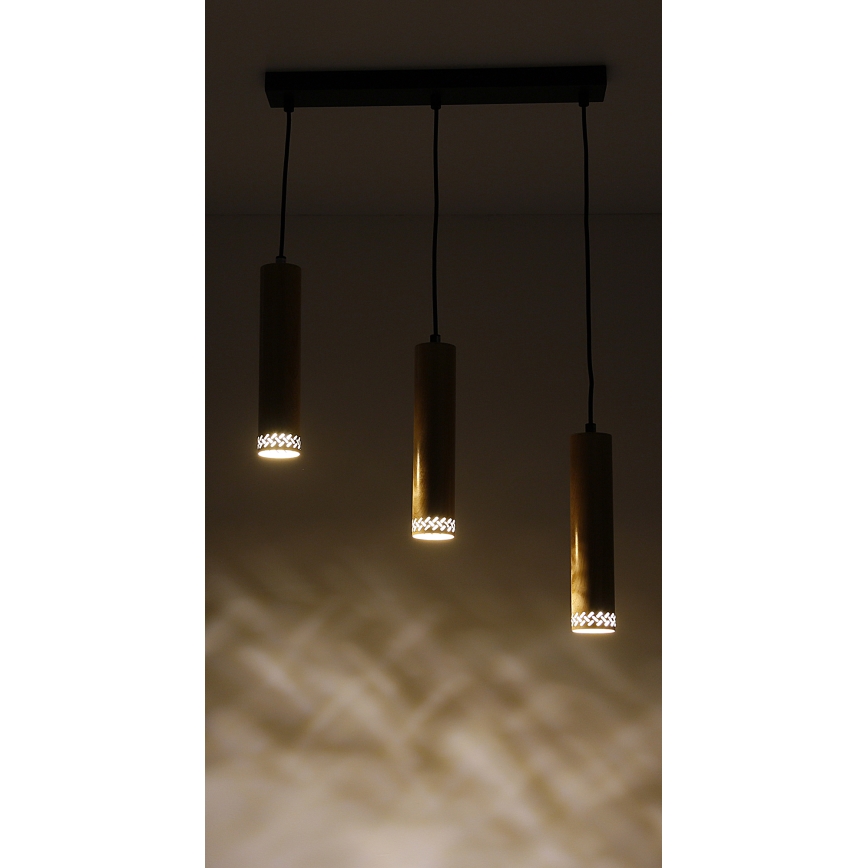 Suspension filaire TUBO 3xGU10/25W/230V