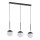 Suspension filaire VOLDA 3xE14/40W/230V noir