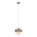 Suspension filaire VOLTA 1xE27/15W/230V gris