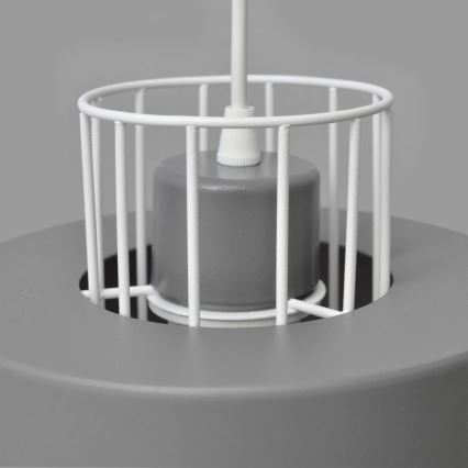Suspension filaire VOLTA 1xE27/15W/230V gris