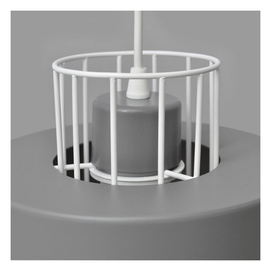 Suspension filaire VOLTA 1xE27/15W/230V gris