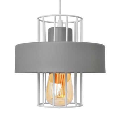 Suspension filaire VOLTA 1xE27/15W/230V gris