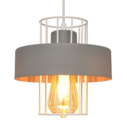 Suspension filaire VOLTA 1xE27/15W/230V gris