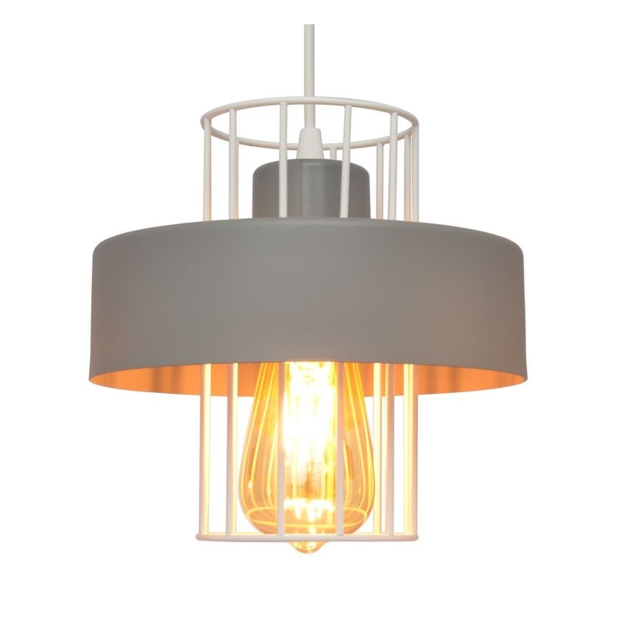 Suspension filaire VOLTA 1xE27/15W/230V gris